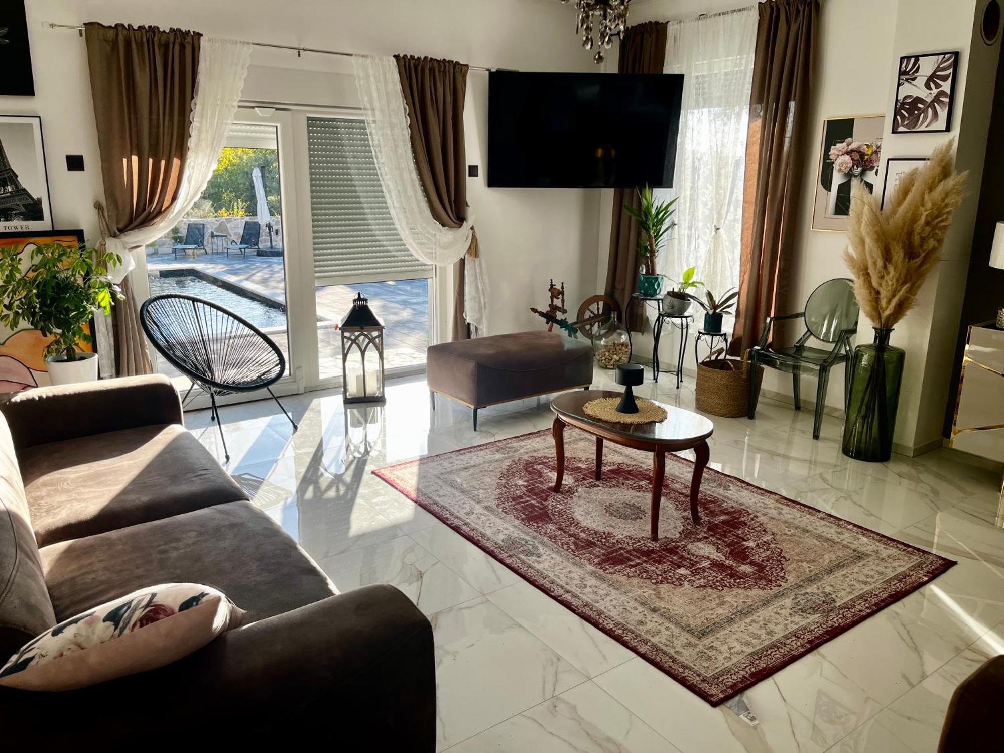 Luxury Villa Andrea Vrzika In Forest Near The Sea Zagvozd Extérieur photo