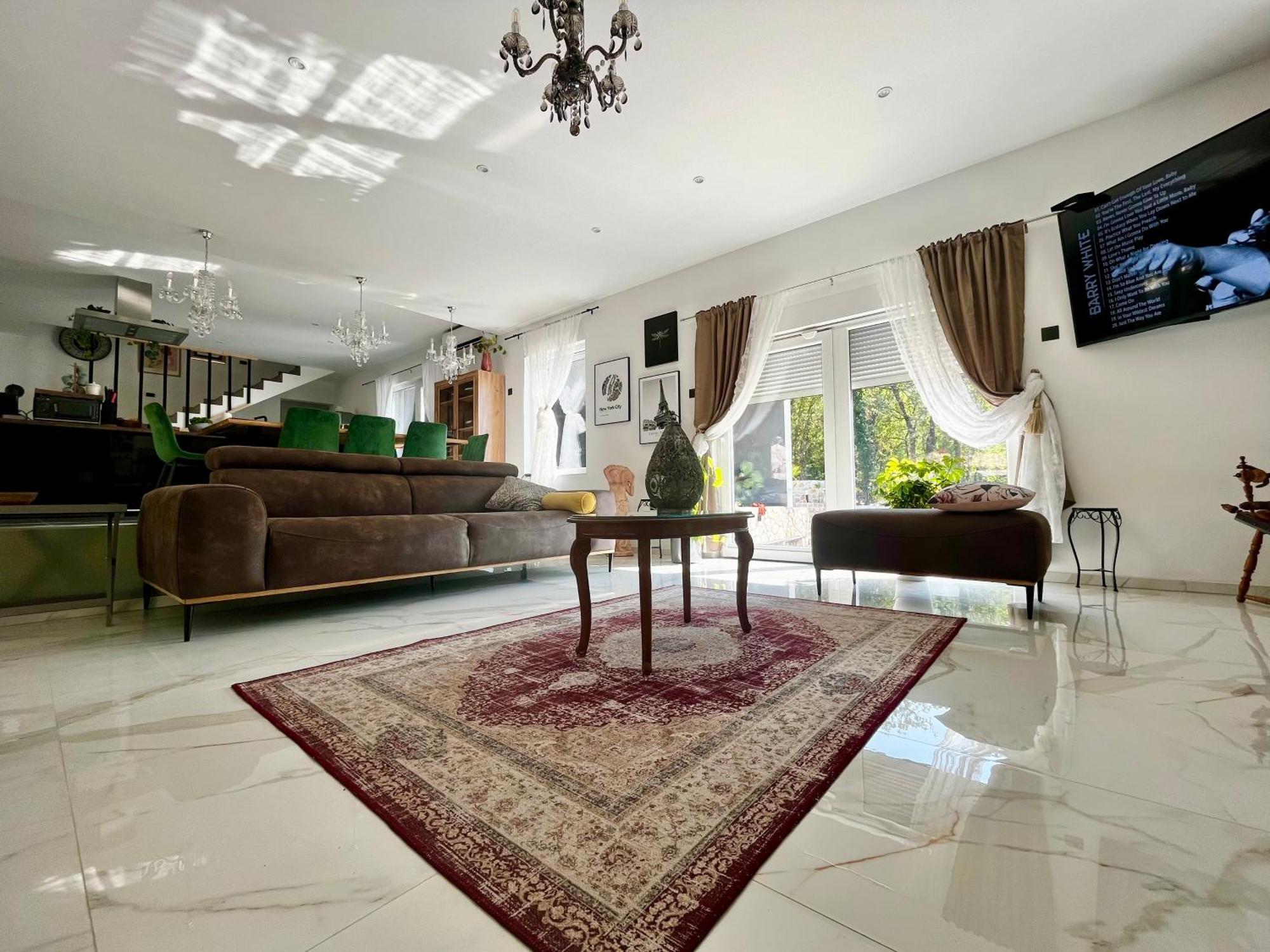 Luxury Villa Andrea Vrzika In Forest Near The Sea Zagvozd Extérieur photo