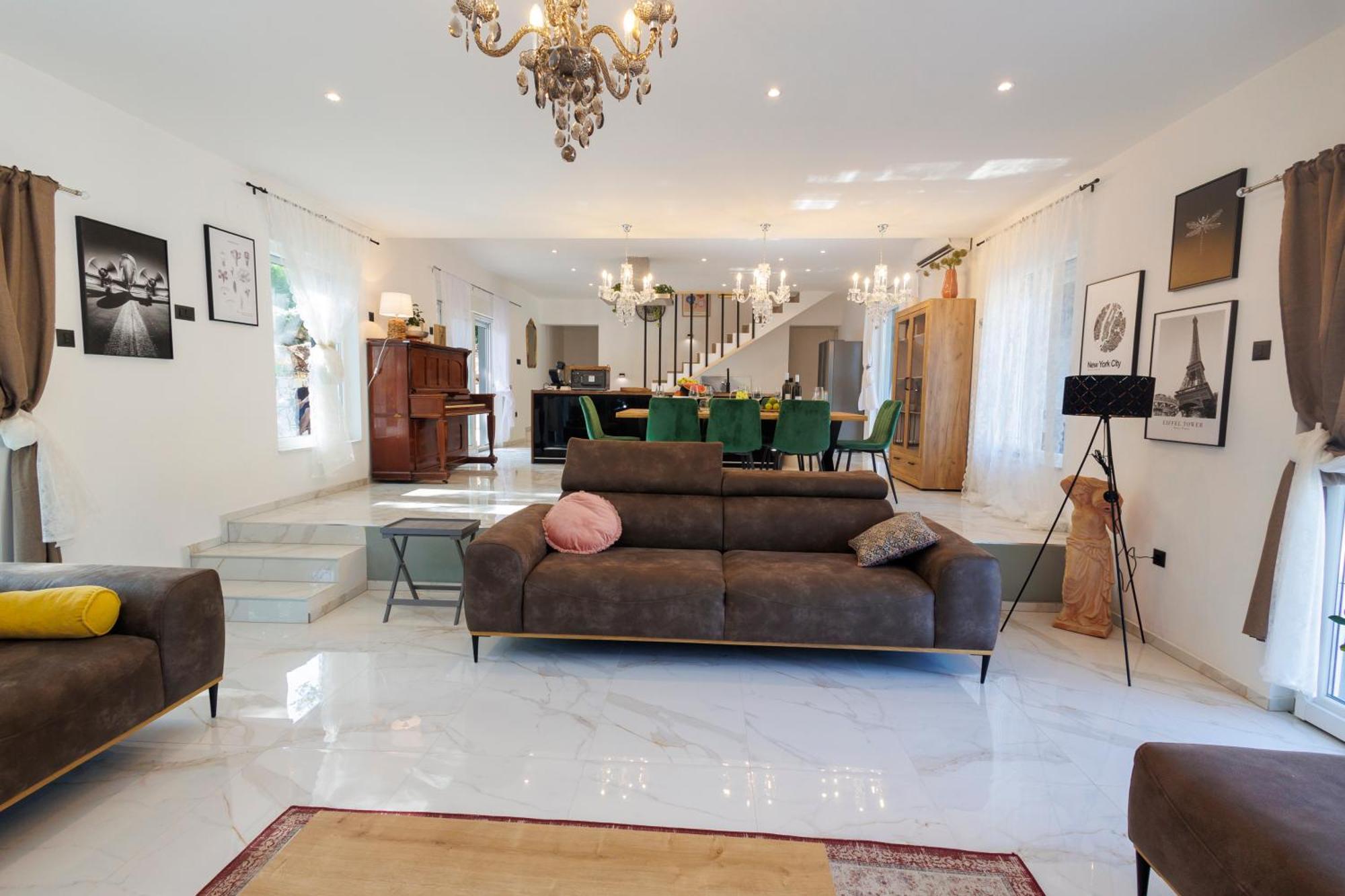 Luxury Villa Andrea Vrzika In Forest Near The Sea Zagvozd Extérieur photo