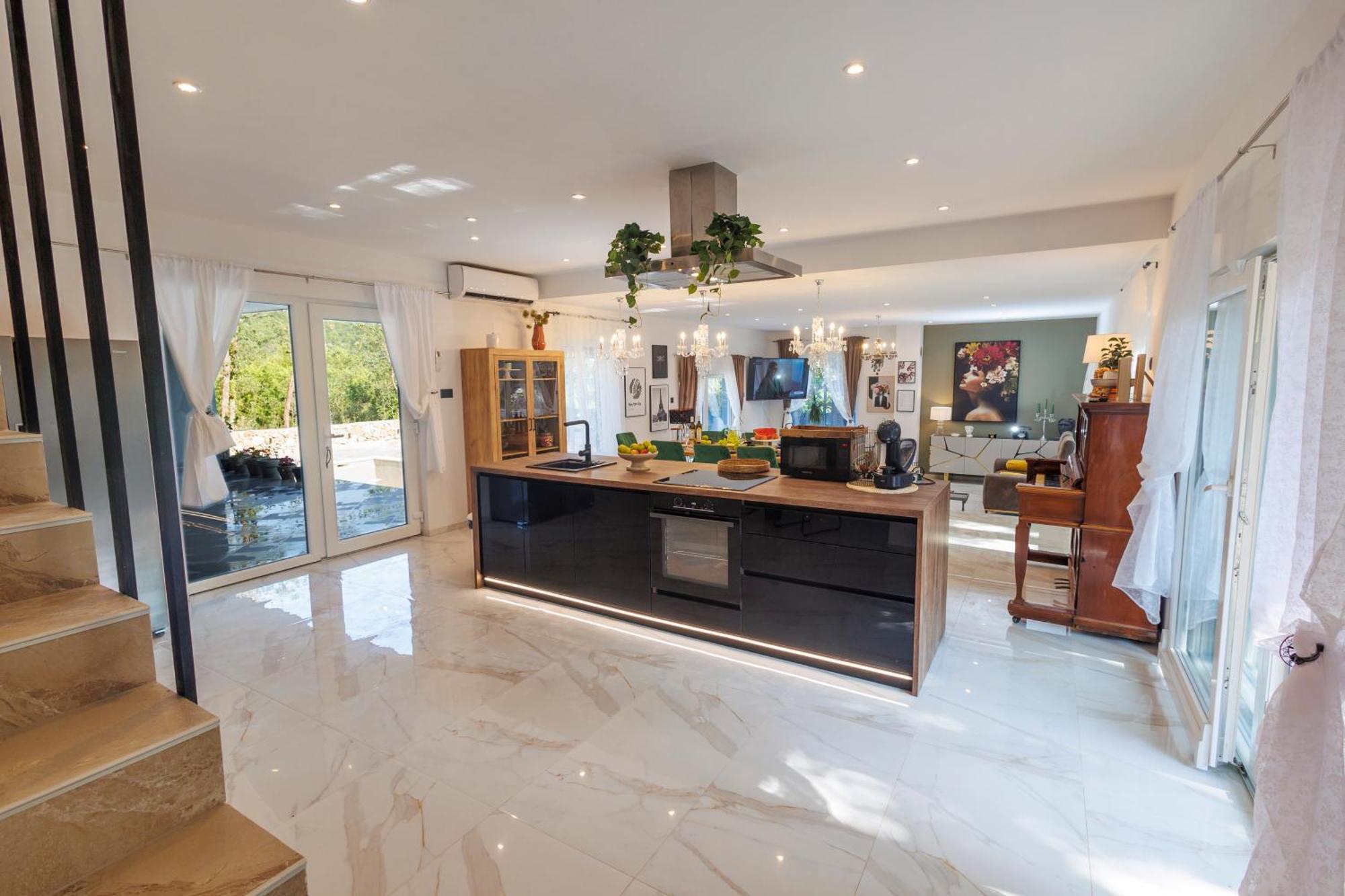 Luxury Villa Andrea Vrzika In Forest Near The Sea Zagvozd Extérieur photo