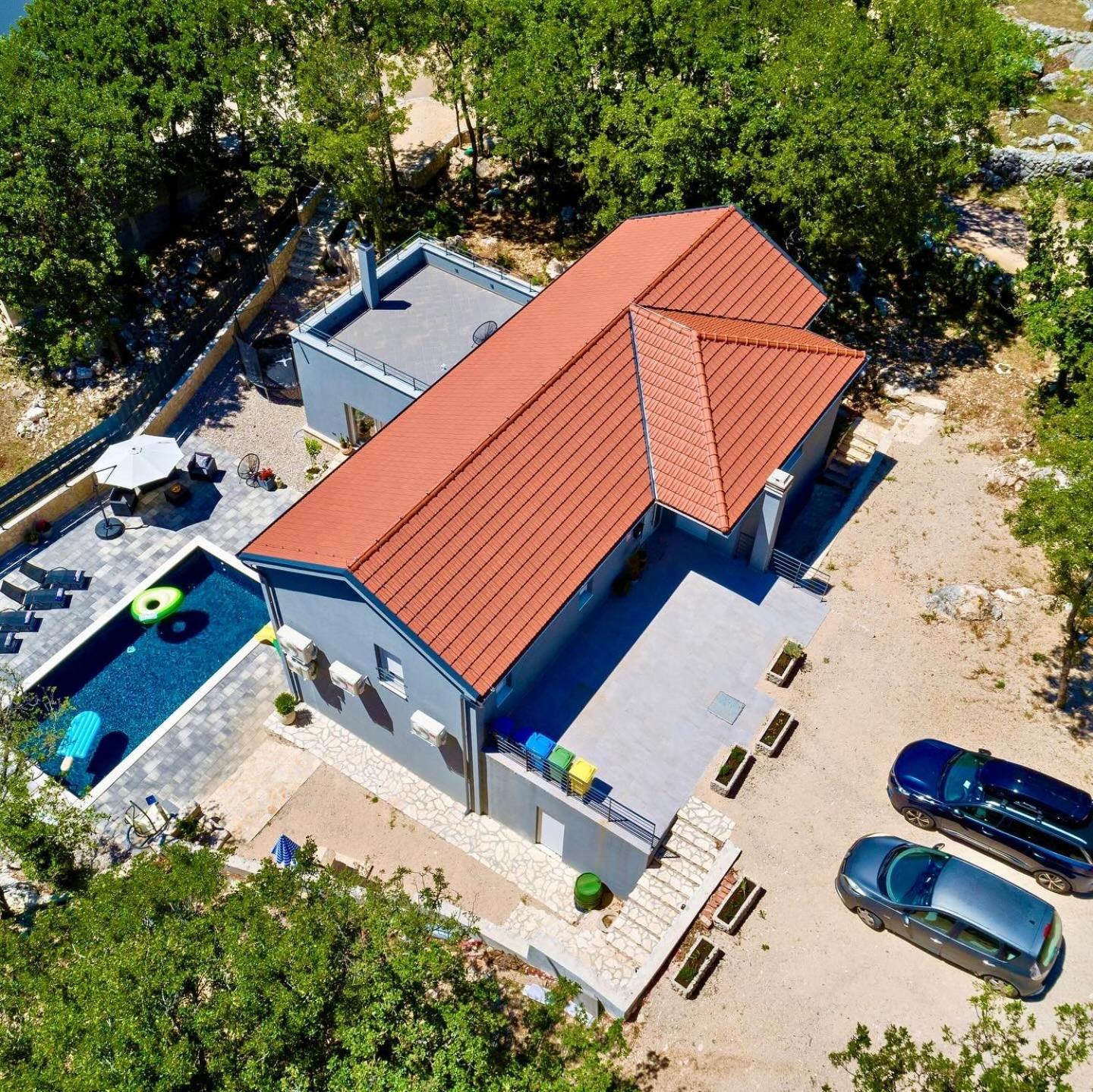 Luxury Villa Andrea Vrzika In Forest Near The Sea Zagvozd Extérieur photo