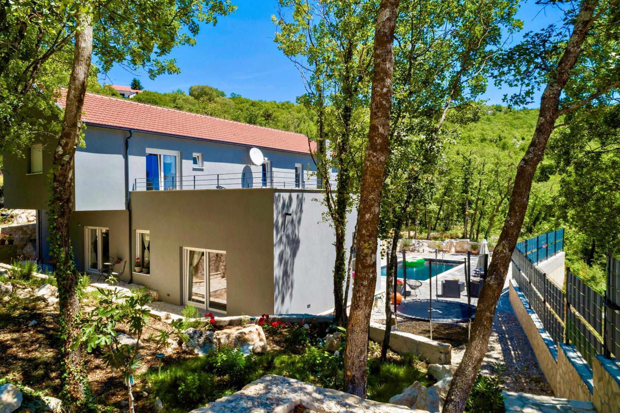 Luxury Villa Andrea Vrzika In Forest Near The Sea Zagvozd Extérieur photo